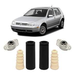 Kit Coxim Batente Suspensão Traseira Golf 1999 2000 2001 02