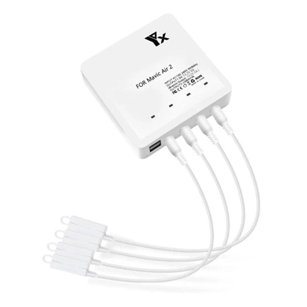 Carregador Hub 4 Baterias Drone Dji Mavic Air 2 / Air 2S