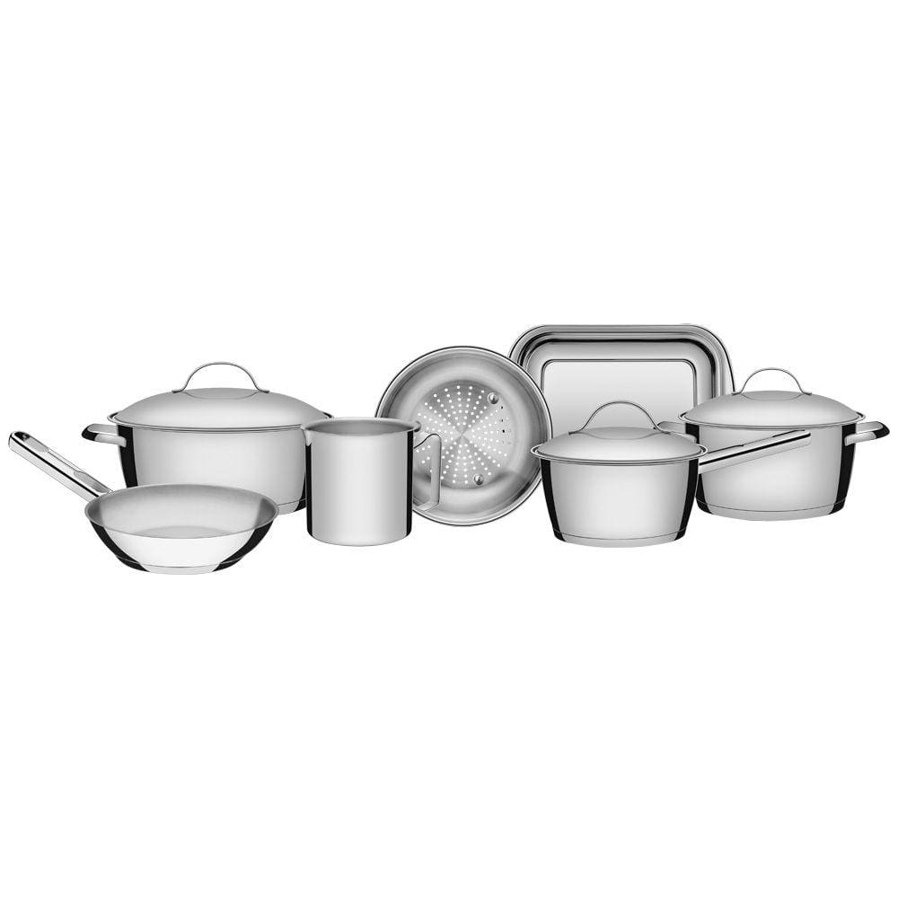Jogo De Panelas Fundo Triplo Tramontina Allegra 65650170 Inox