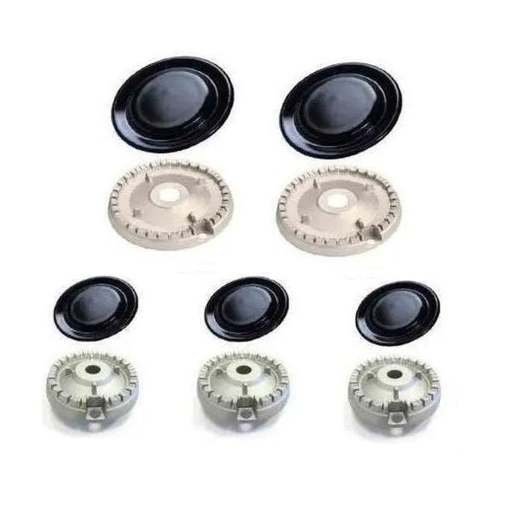 Kit Queimador+espalhador Para CookTop Consul 5 Bocas - 5BPRT