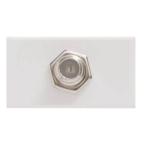 Módulo para Tomada TV SAT Branco Coaxial Direta Tramontina