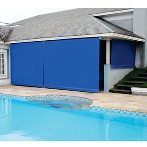 Toldo Cortina Azul - 2,10m x 2,60m - kit completo