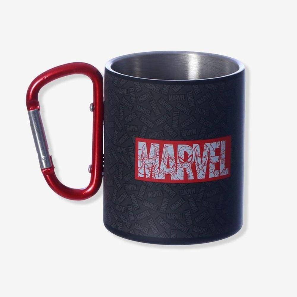 Caneca Mosquetão 300Ml Marvel