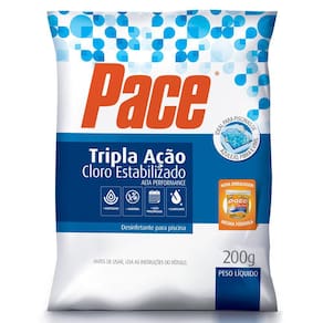 Pace-Tripla Ação Pace Tablete 200G-Cx 16Kg