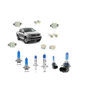 Amarok Kit Lampadas Led + Super Branca Farol Milha- Todas.
