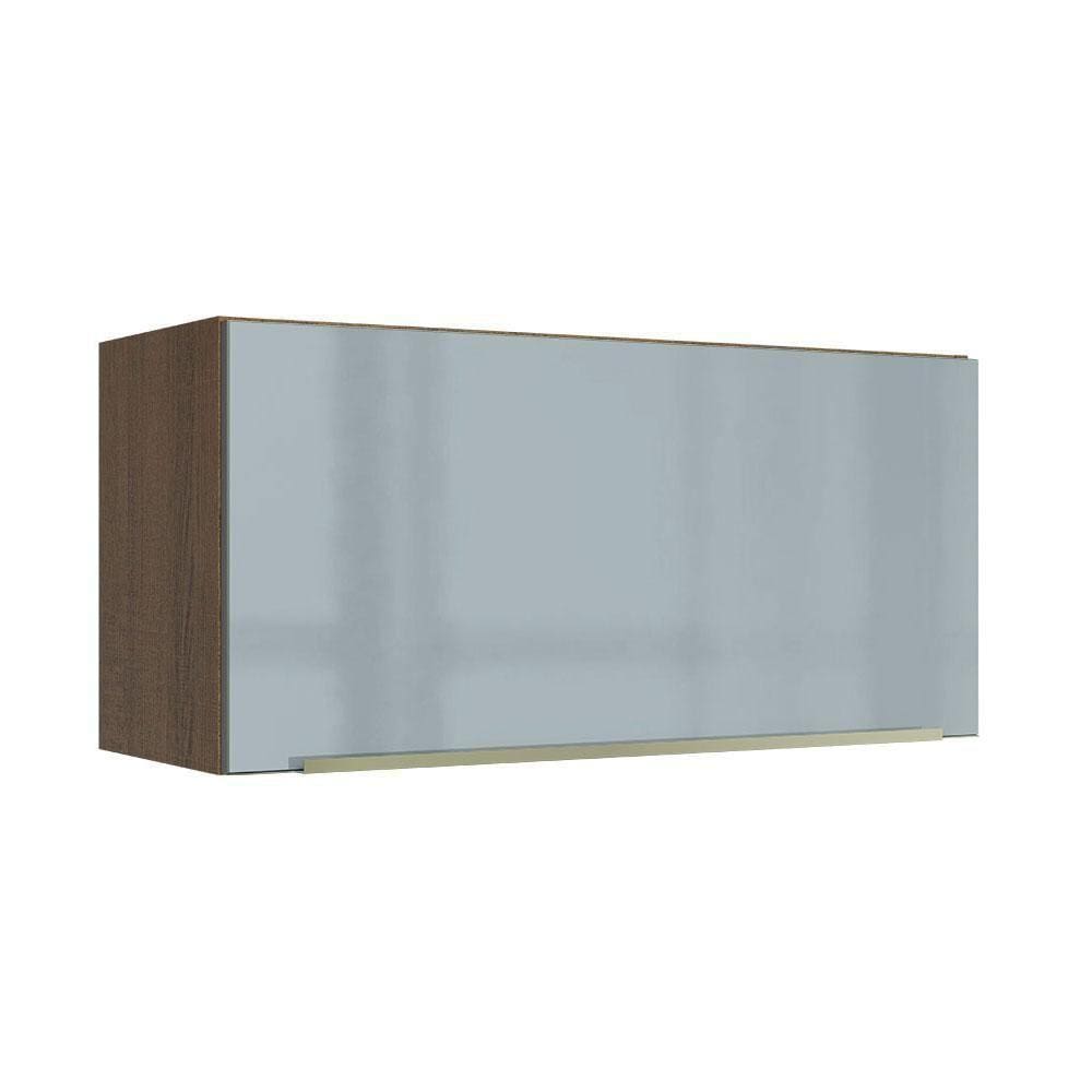 Armário Aéreo 70 Cm 1 Porta Rustic/cinza Lux Madesa Rustic/cinza