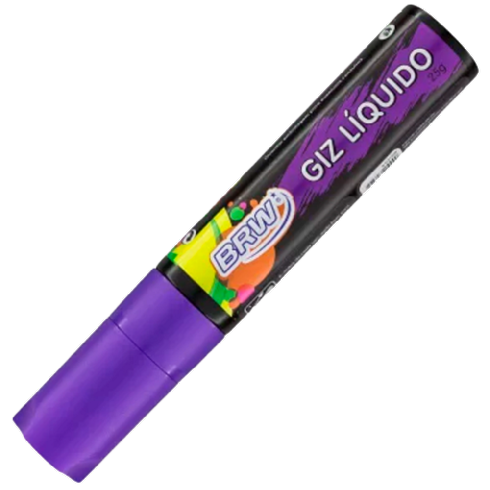 Giz Líquido 15mm BRW Cor Roxo Neon 25g