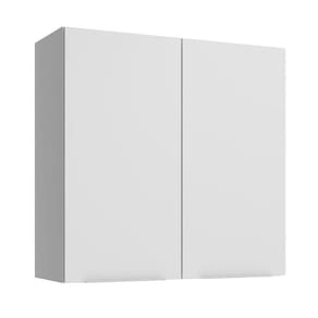 Armário Aéreo 70 Cm 2 Portas Branco Stella Madesa Branco