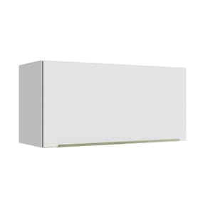 Armário Aéreo 70 Cm 1 Porta Branco/branco Veludo Lux Madesa Branco