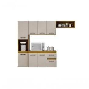 Cozinha Brisa 4 Peças Chf Moveis Cinamomo/Off White