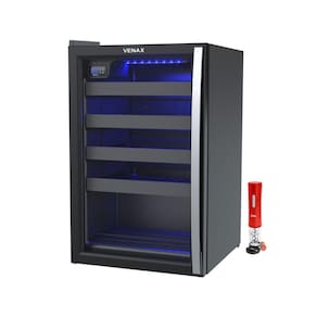 Adega Piubella 100 82L 24 Garrafas Porta Invertida 127V Venax com Abridor Elétrico Vermelho - EOS