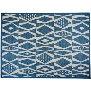 Tapete Sisal Aurora 02 Azul 1,40 X 2,00M - Edantex