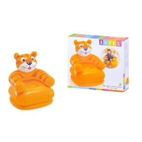 Poltrona Inflável Sofá Tigre Intex Para 3 À 8 Anos Infantil