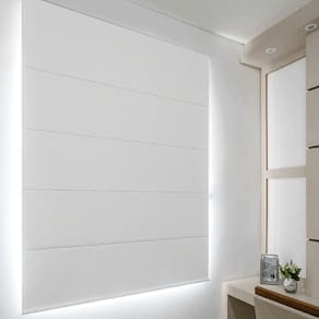 Persiana Romana Blackout Branca - 1,30m x 2,40m