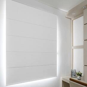 Persiana Romana Blackout Branca - 1,40m x 1,50m