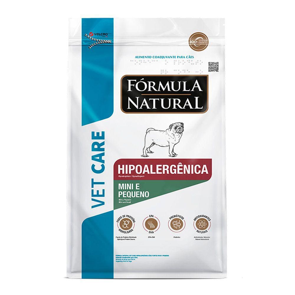 Racao Formula Natural Vet.Caes Hipoalergenica Mini/Peq. 2Kg