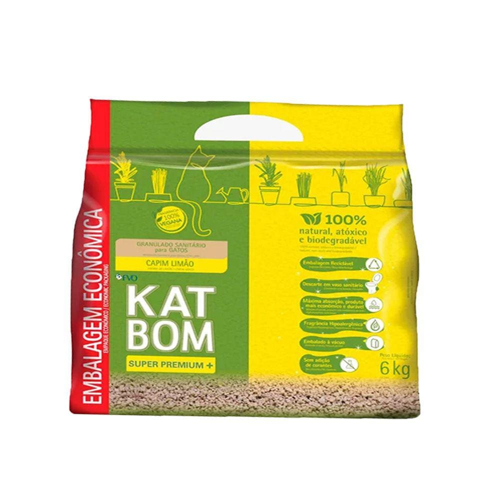Kit Com 3 Katbom Capim Limão 6Kg