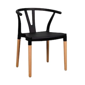 Cadeira Polipropileno Wishbone Preto