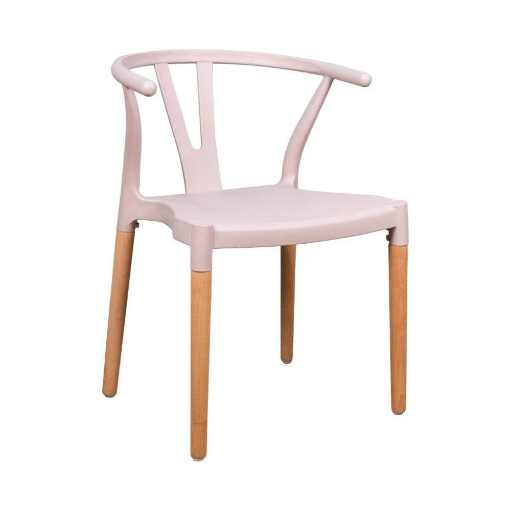 Cadeira Polipropileno Wishbone Nude