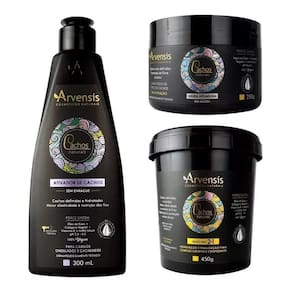 Kit Arvensis Cachos Ativador Ondulado Mascara 2X1 Geleia