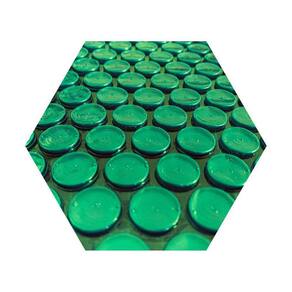 Capa Térmica Para Piscina 7 X 3,5 Thermocap 500 Micras Verde