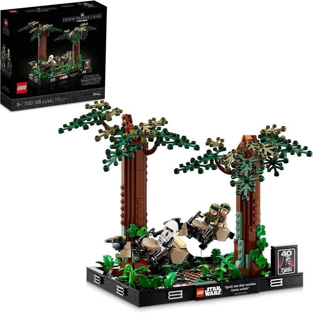 LEGO Star Wars - Diorama da Perseguição de Speeder em Endor 75353