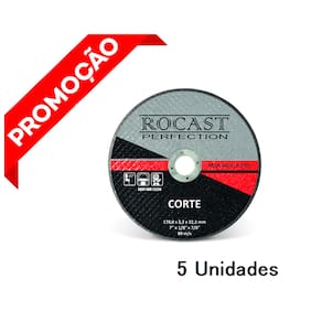 Kit 5 Disco Corte Lâminas Para Serras 12? x 1/8? x 1?