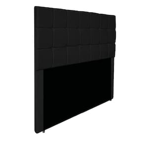 Cabeceira Estofada Manchester 160 Cm Queen Size Suede - Adj Decor Cor Preto
