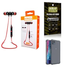 Kit Capa Motorola G50 5G + Fone Esportivo E Película De Vidr