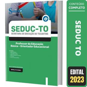 Apostila Seduc To - Professor Peb - Orientador Educacional