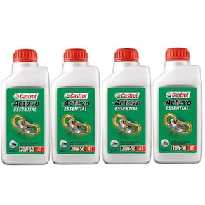 Óleo 4L Castrol 20W50 Moto 4T Mineral Api Sl Jaso Ma2