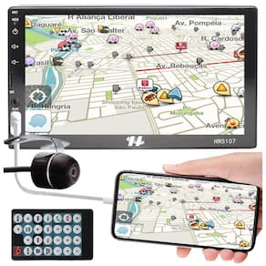 Multimídia Mp5 Hurricane Hr5107 Espelhamento Bt Usb Câmera