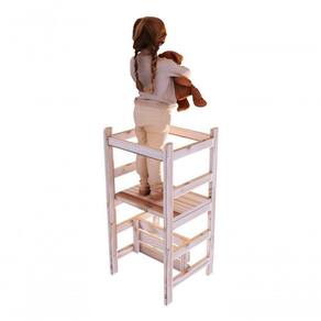 Torre De Aprendizagem Montessoriana C/ Regulagem P/ Criança