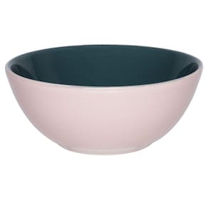 Kit 2 Tigelas Bowl Bicolor Verde E Rosa Oxford® Cerâmica 600ml