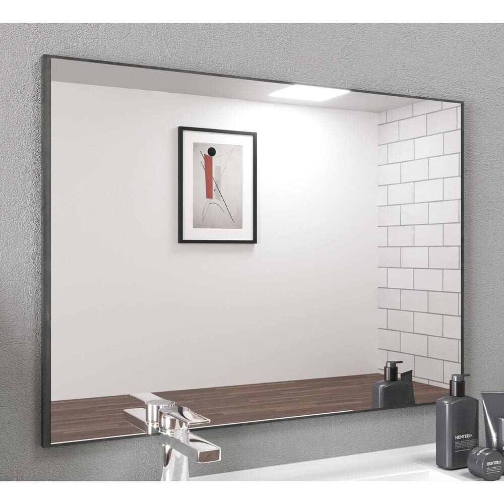 Espelheira Para Banheiro 77Cm Multimóveis Vcr10078 Carbono Carbono