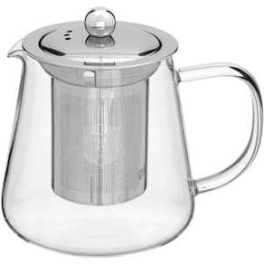 Antella Chaleira 12X14X11Cm 550Ml Borosilicato Transp Com Infusor