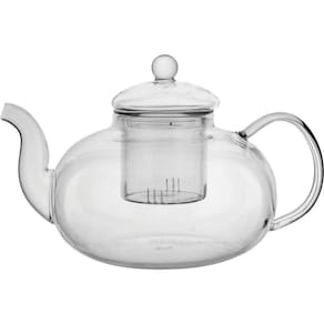 Clear Chaleira 17X15X23Cm 1,2L Borosilicato Transp Com Infusor