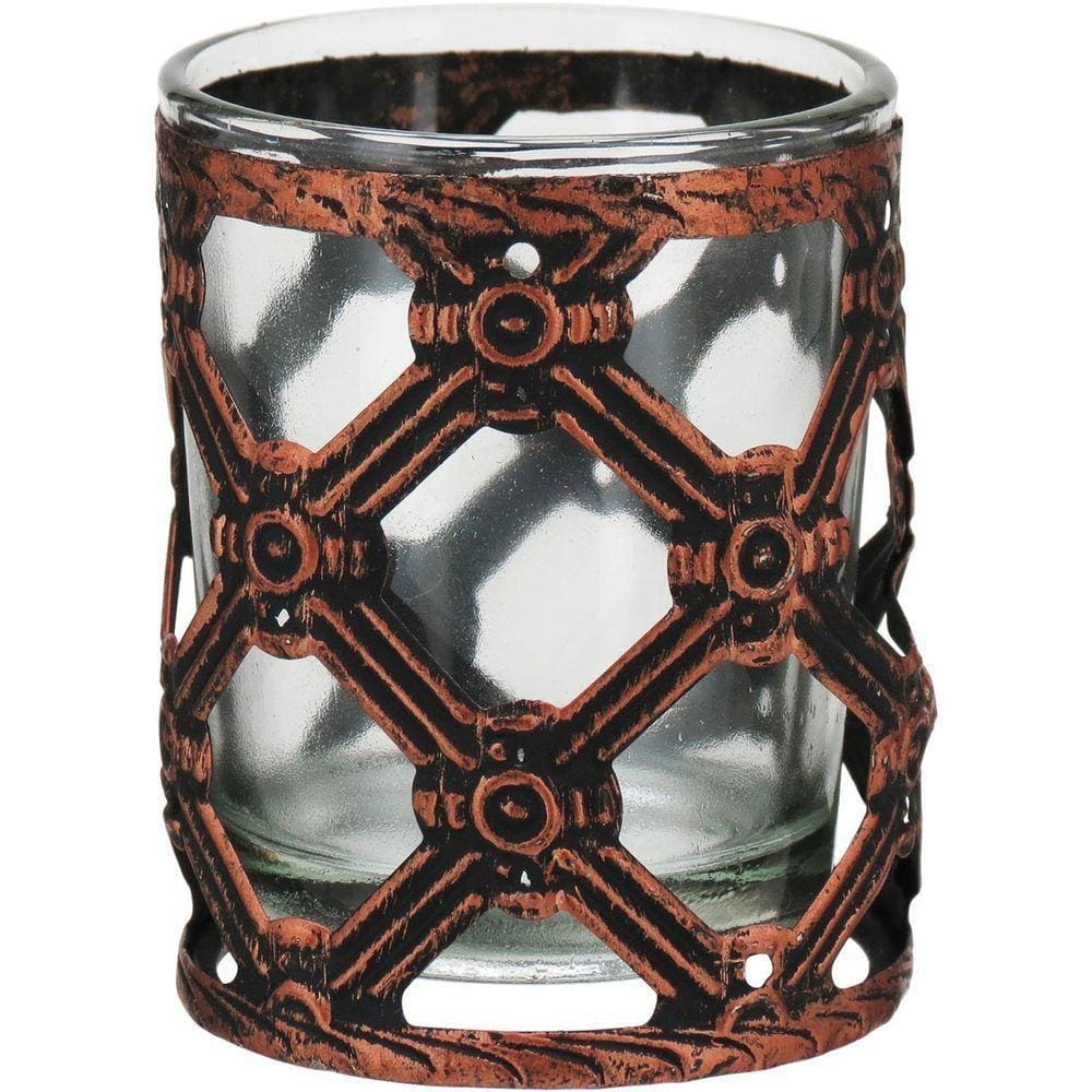 Barton Castiçal 7X6X6Cm Metal Cobre