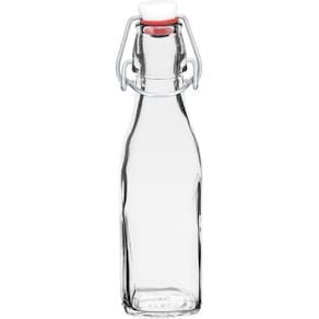 Bormioli Rocco Swing Garrafa 21X6X6Cm 250Ml Vidro Transp Com Tampa