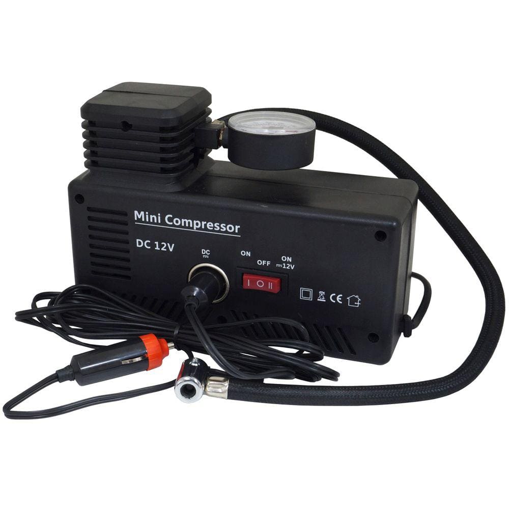 Mini Compressor de Ar Automotivo Elétrico 2 em 1 Portátil 12V 220V 300 Psi Importway IWMCAE-300300