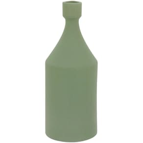 Emma Garrafa Decorativa 23X9X9Cm Cerâmica Verde