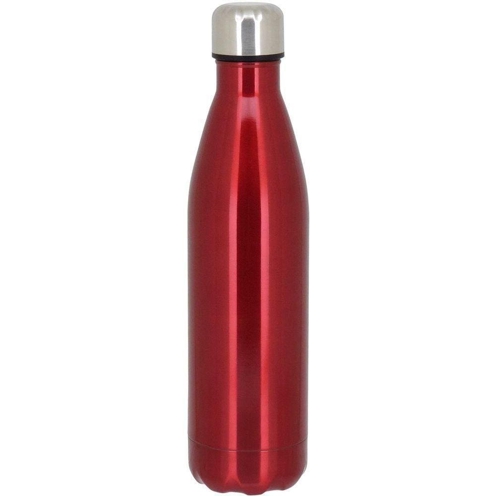 Mijia Garrafa Térmica 33X8X8Cm 750Ml Inox Vermelho Parede Dupla