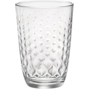 Bormioli Rocco Glit Copo Long Drink 12X8X8Cm 395Ml Vidro Transp 6Pç