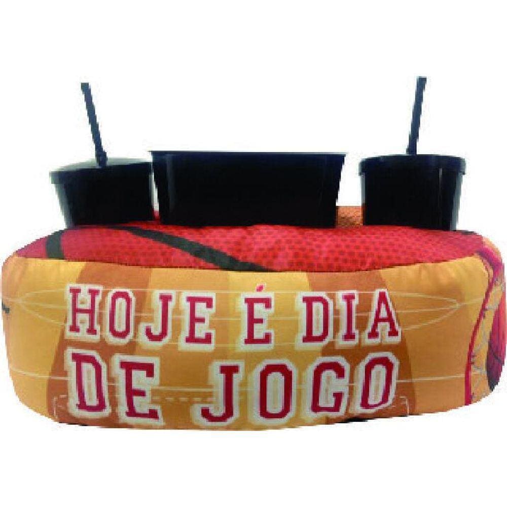 Almofada Porta Pipoca 34 X30 X12 Cm Basquete
