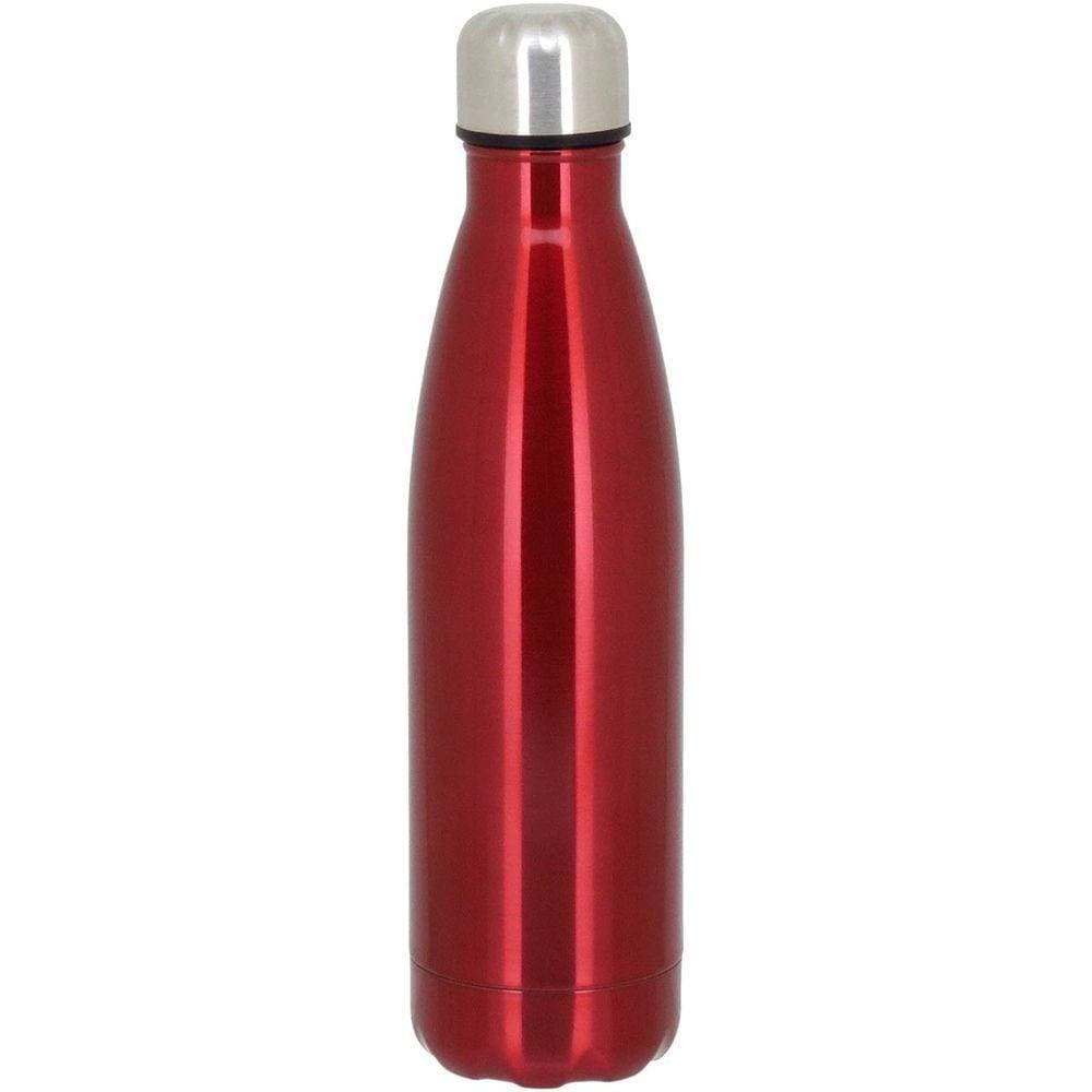 Mijia Garrafa Térmica 27X7X7Cm 500Ml Inox Vermelho Parede Dupla