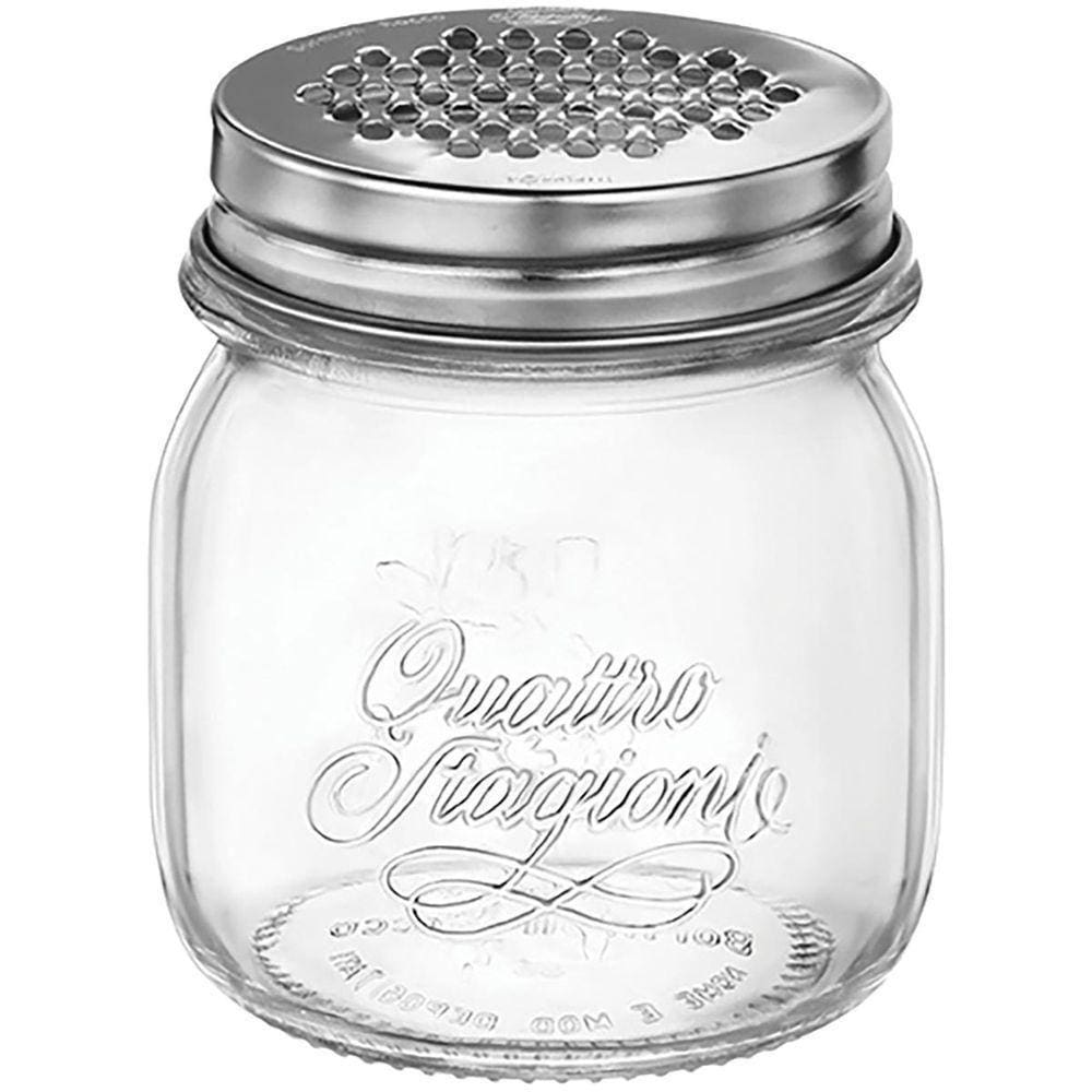 Bormioli Rocco Qstagioni Queijeira 9X9X9Cm 250Ml Vidro Transp Tampa Inox
