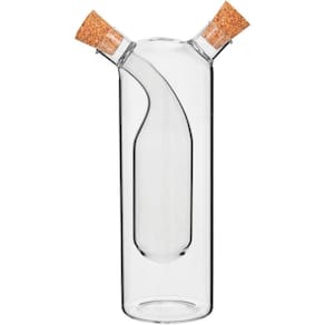 Sauce Galheteiro Azeite / Vinagre 17X10X6Cm 300/75Ml Borosilicato Transp 2 Em 1