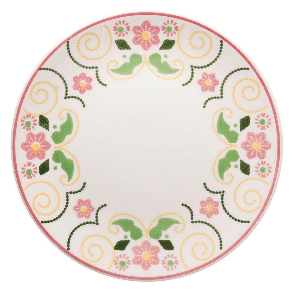 Kit 8 Pratos De Sobremesa Unni Lima Oxford® Cerâmica 19 Cm