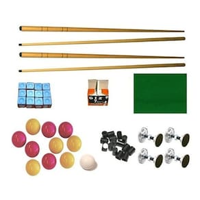 Kit 4 Taco + Giz + 2,3 Tecido + 4 Pé + 01 Jg Bola + Ponteira