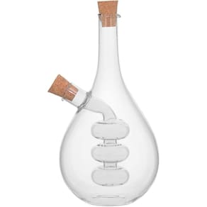 Sauce Galheteiro Azeite / Vinagre 18X10X9Cm 400/50Ml Borosilicato Transp 2 Em 1